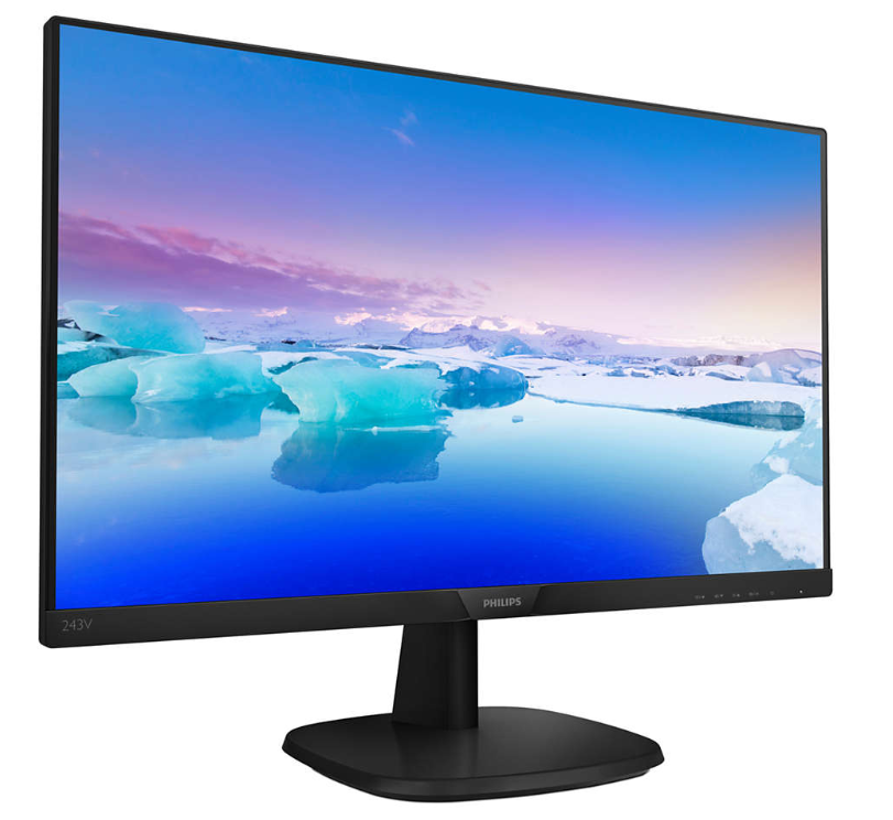 Philips Monitor 23.8 243V7QDSB - widok z boku